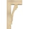Ekena Millwork Merced Block Rough Sawn Bracket w/ Offset Brace, Douglas Fir, 6"W x 14"D x 26"H BKT0604X14X26MRC05RDF - alternate 4